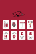 WEST WIND MAHJONG UNIVERSITY OF ARKANSAS® MAHJONG TILES