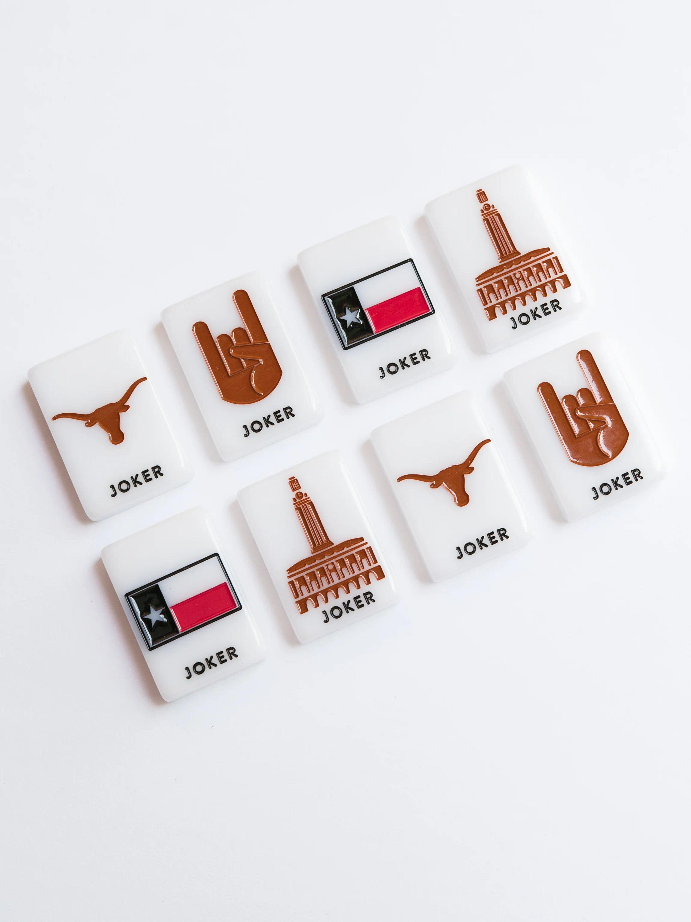 WEST WIND MAHJONG 
UNIVERSITY OF TEXAS TILES - PRE-ORDER