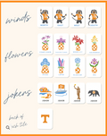 West Wind Mahjong University of Tennessee Tiles
